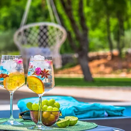 Villa Patria With Media Room, Private Pool, Summer Kitchen, Gym Lovrec