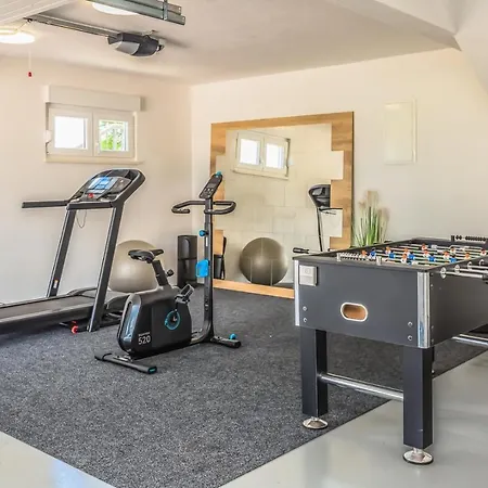Villa Patria With Media Room, Private Pool, Summer Kitchen, Gym Lovreć